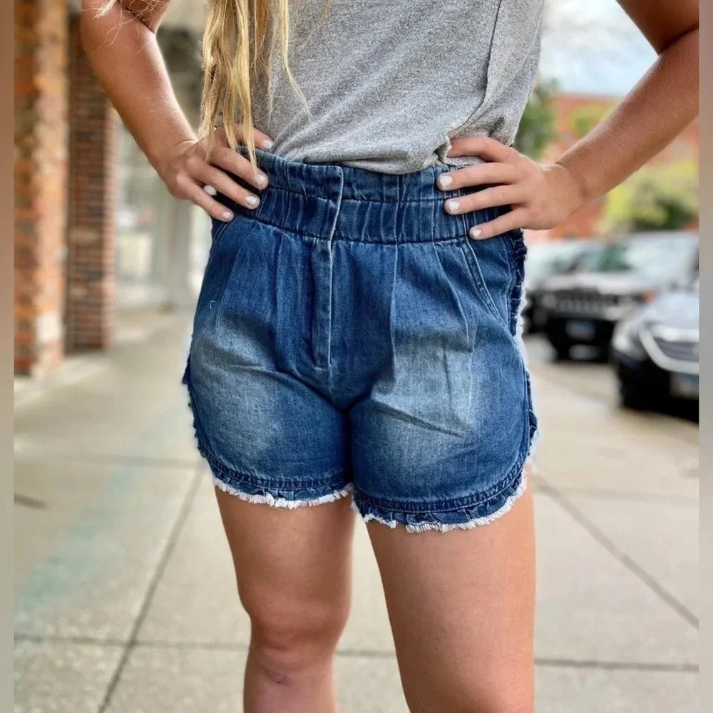 Boutique Denim Shorts - 2X NWT